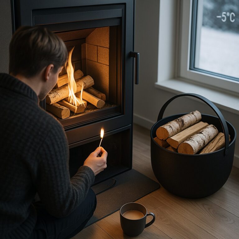 Hvordan få fyr i ovnen